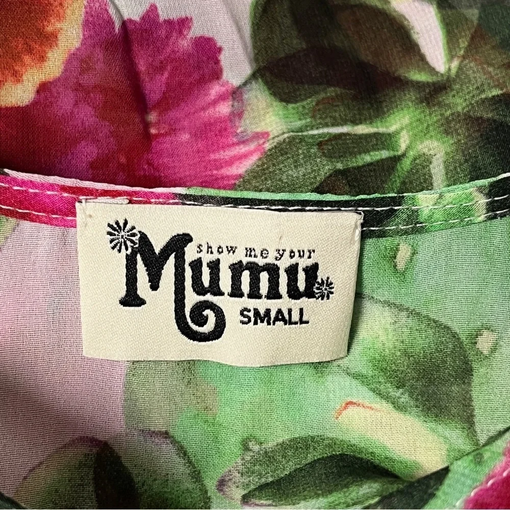 Show Me Your Mumu Cactus Bloom Peta Tunic Cover-up Size Small